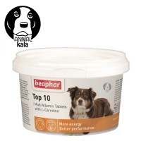 قرص مولتی ویتامین سگ بیفار مدل TOP 10  تاپ تن  دونه ای